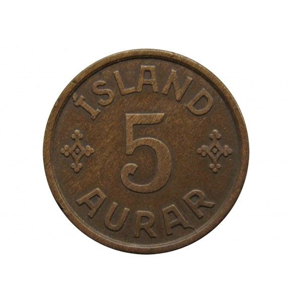 Исландия 5 аурар 1926 г.