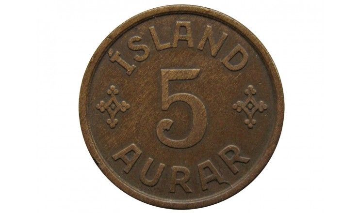 Исландия 5 аурар 1926 г.