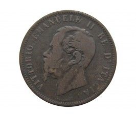 Италия 10 чентезимо 1862 г. M