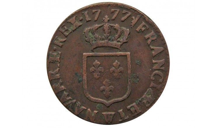 Франция 1/2 соля 1777 г. W