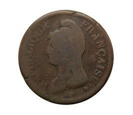 Франция 1 децим 1796-97 (Lan 5) гг. A