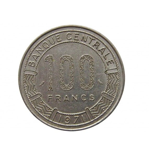 Габон 100 франков 1971 г.
