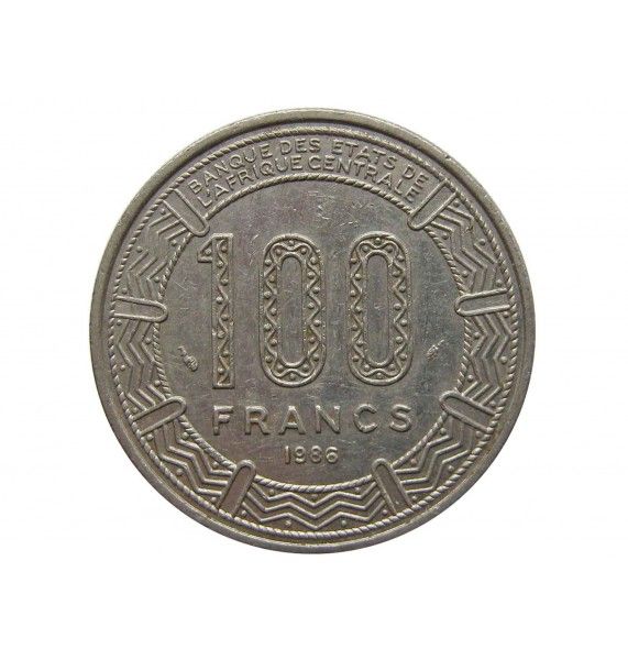 Камерун 100 франков 1986 г.