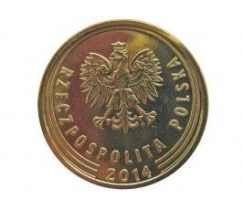 Польша 2 гроша 2014 г.