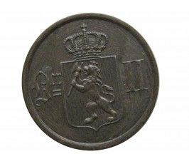 Норвегия 2 эре 1891 г.