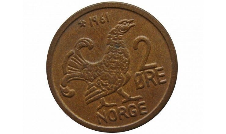 Норвегия 2 эре 1961 г.