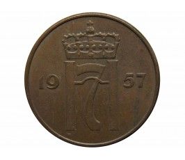Норвегия 5 эре 1957 г.