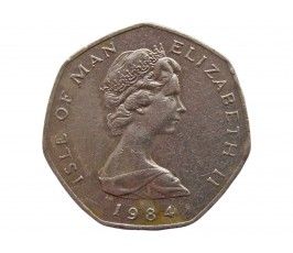 Остров Мэн 20 пенсов 1984 г. AA