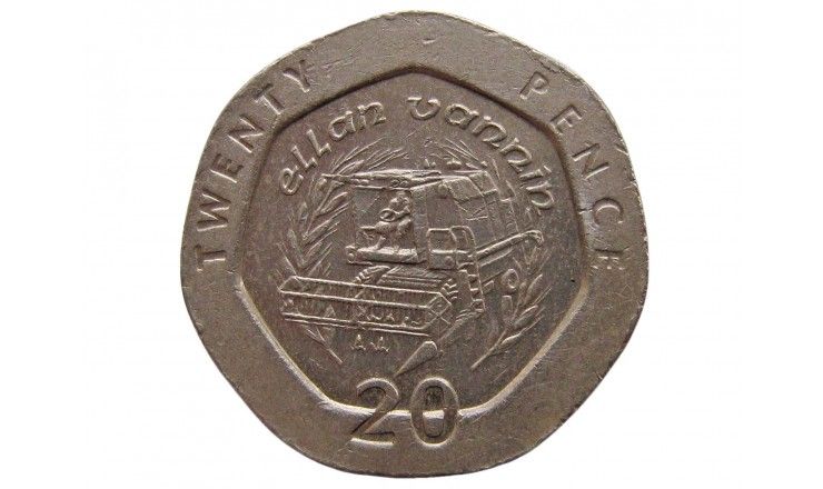 Остров Мэн 20 пенсов 1995 г. AA