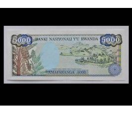 Руанда 5000 франков 1988 г.