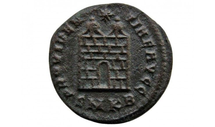 Рим 1 фоллис 306-337 гг. (Констанций I, Кизик)