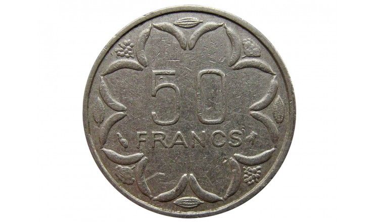 Центрально-Африканские штаты 50 франков 1998 г.