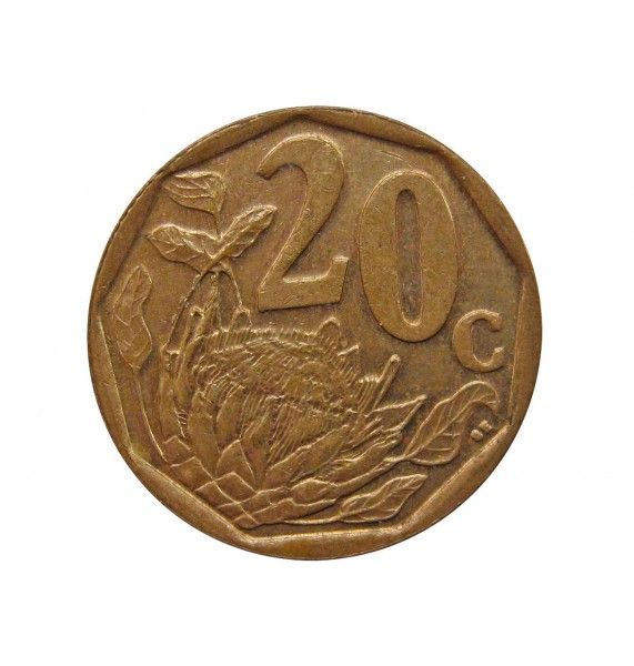 Южная Африка 20 центов 2008 г.