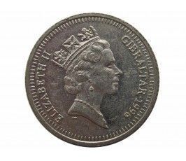 Гибралтар 10 пенсов 1996 г. AA