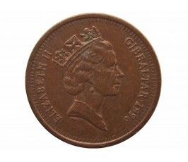 Гибралтар 1 пенни 1996 г. AA