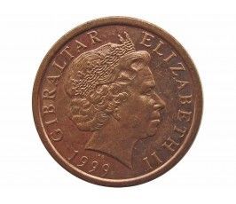 Гибралтар 2 пенса 1999 г. AA