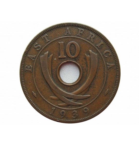 Британская Восточная Африка 10 центов 1939 г. H