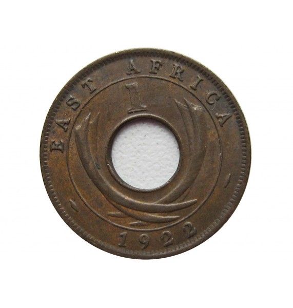 Британская Восточная Африка 1 цент 1922 г. H
