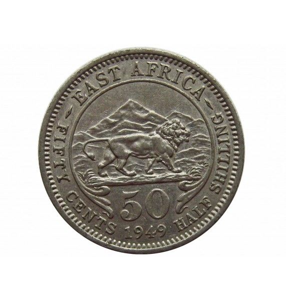 Британская Восточная Африка 50 центов 1949 г.