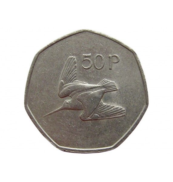 Ирландия 50 пенсов 1988 г.