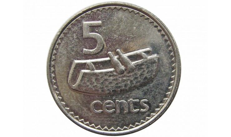 Фиджи 5 центов 1990 г.