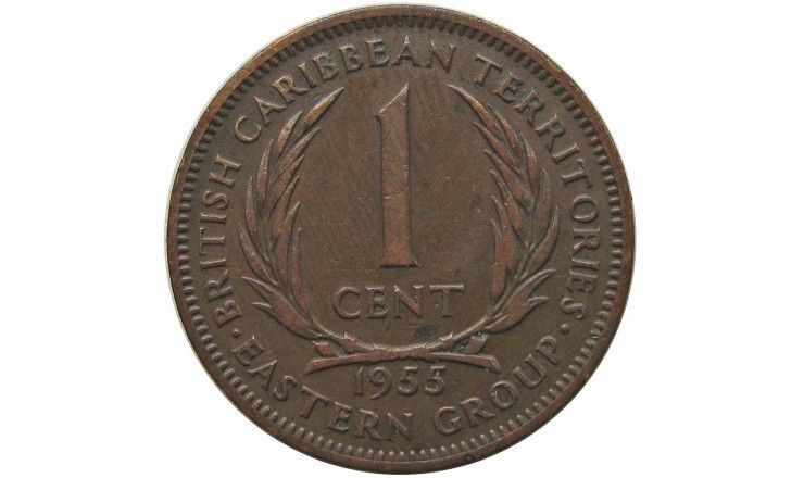 Восточно-Карибские территории 1 цент 1955 г.