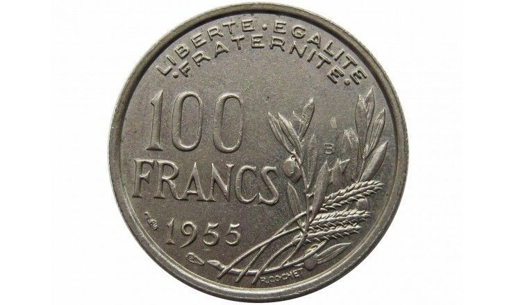 Франция 100 франков 1955 г. B