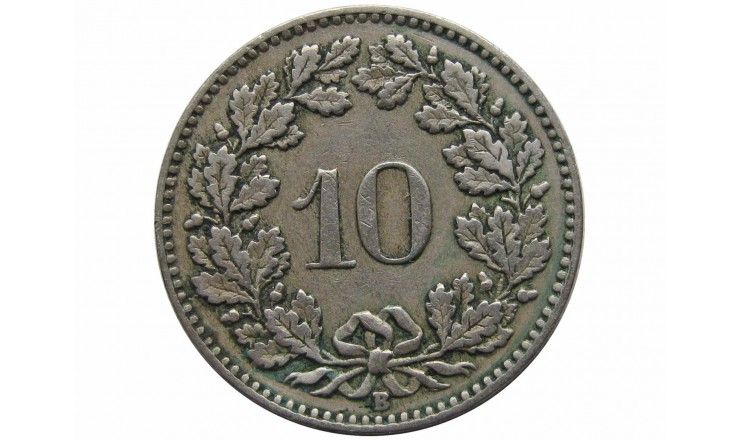 Швейцария 10 раппен 1922 г.
