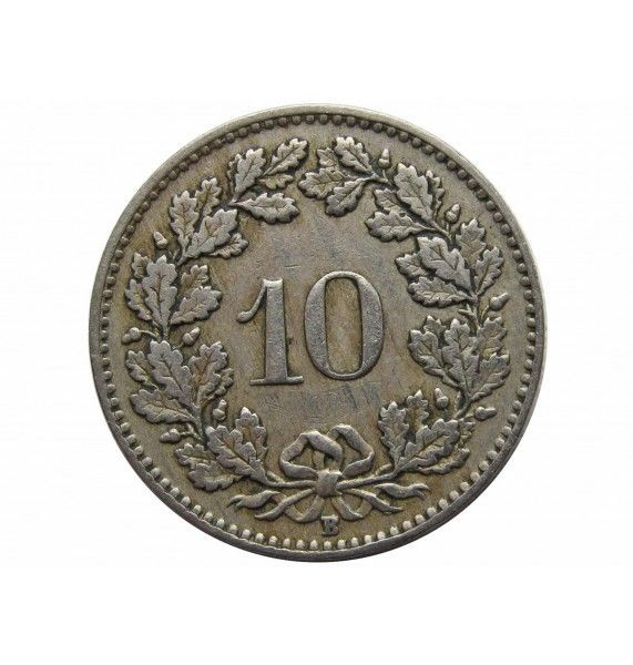 Швейцария 10 раппен 1928 г.