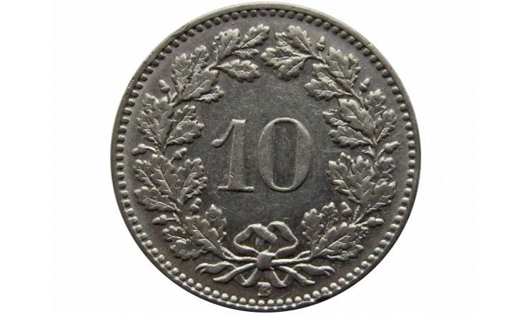 Швейцария 10 раппен 1936 г.