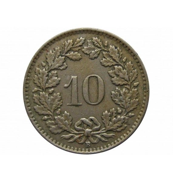 Швейцария 10 раппен 1948 г.