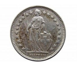 Швейцария 1/2 франка 1948 г.