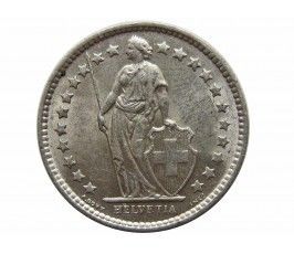 Швейцария 1/2 франка 1962 г.
