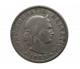 Швейцария 20 раппен 1883 г.