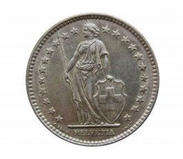 Швейцария 2 франка 1963 г.