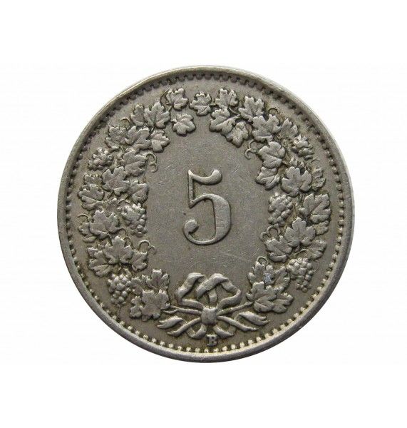 Швейцария 5 раппен 1931 г.