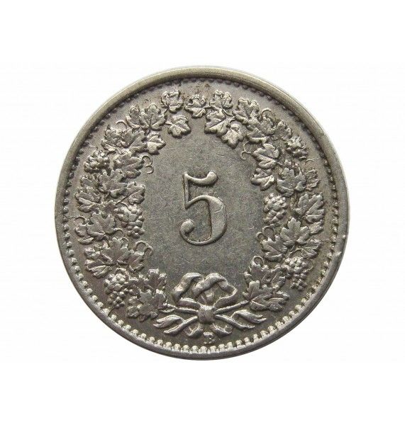 Швейцария 5 раппен 1932 г.