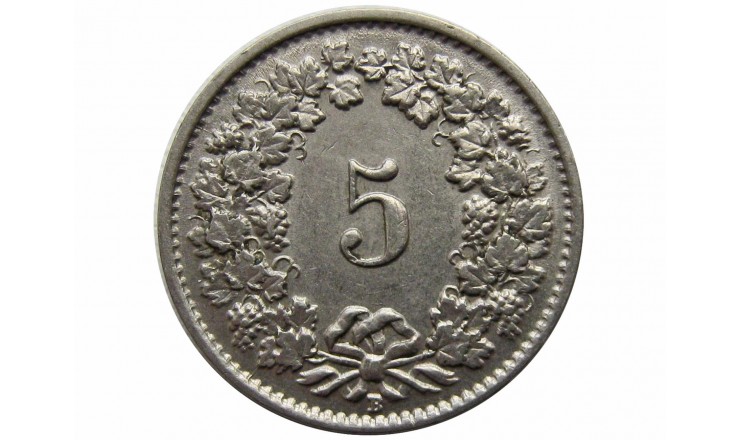 Швейцария 5 раппен 1934 г.