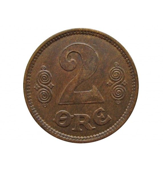Дания 2 эре 1919 г.