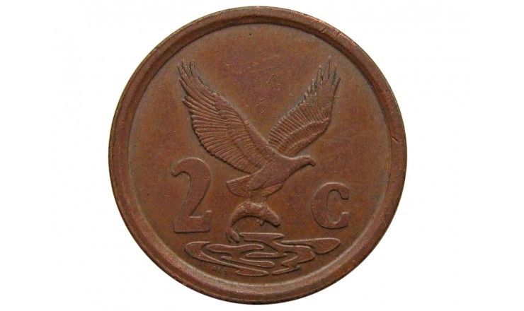 Южная Африка 2 цента 1996 г.