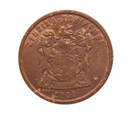 Южная Африка 2 цента 2000 г.