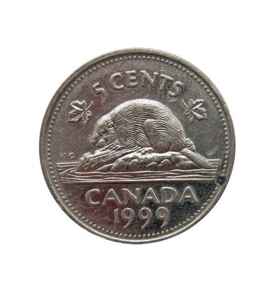 Канада 5 центов 1999 г.