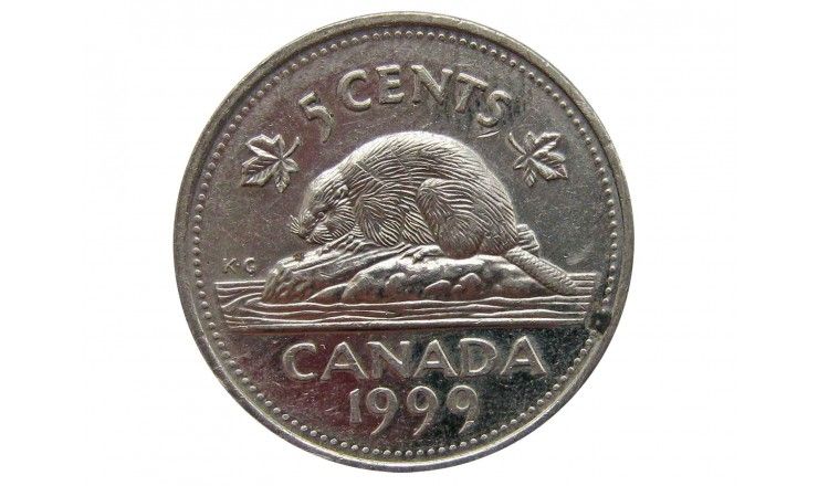 Канада 5 центов 1999 г.
