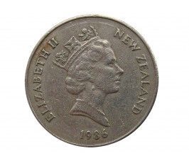 Новая Зеландия 20 центов 1986 г.
