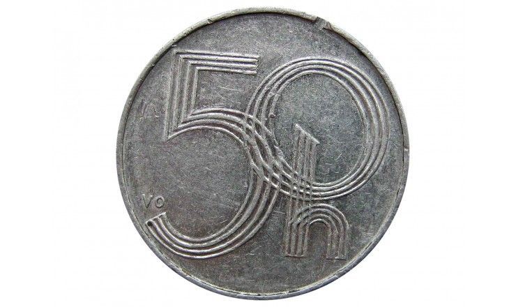 Чехия 50 геллеров 1995 г.