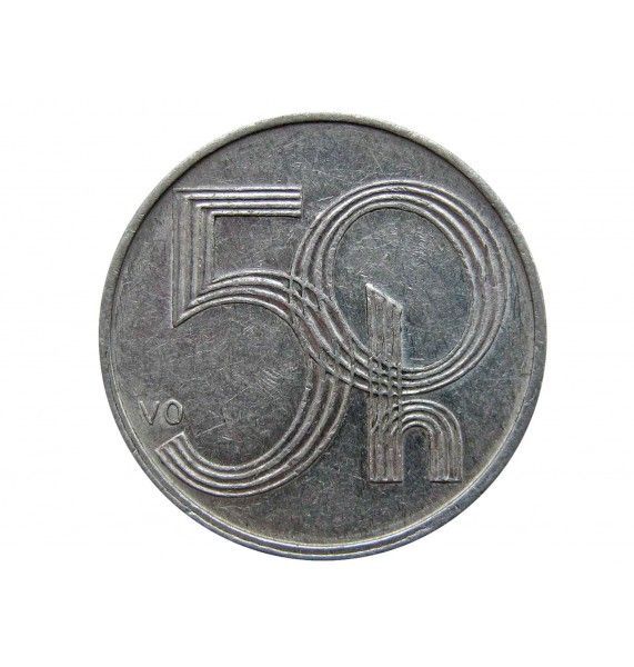 Чехия 50 геллеров 2002 г.