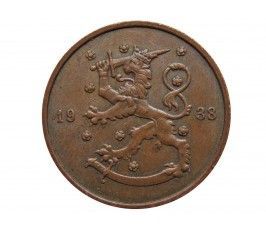 Финляндия 10 пенни 1938 г.