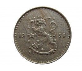 Финляндия 25 пенни 1938 г.