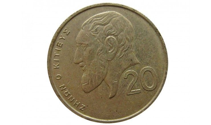 Кипр 20 центов 1993 г.