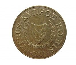 Кипр 20 центов 2001 г.